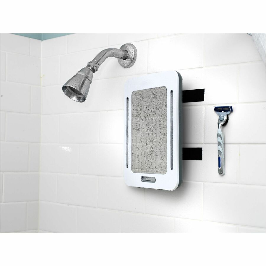 10 ft Length x 1" Width - White - Water Resistant, Temperature Resistant, Humidity Resistant, Moisture Resistant - For Tools, Equipment, Glass, Hanging, Project, Industrial, Garage, Indoor, Outdoor, Mounting, Storing, ... - 1 Roll