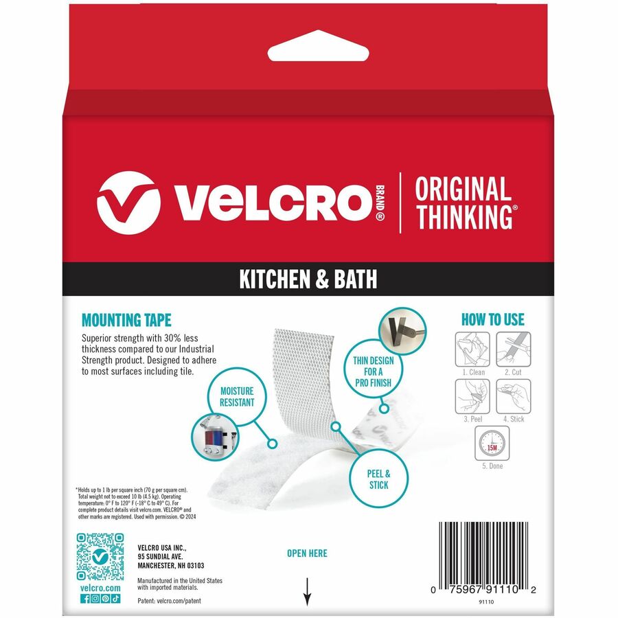 VELCRO&reg; 91110 Heavy Duty Industrial Strength - Low Profile