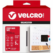 10 yd Length x 0.75" Width - Black - For Mount Picture/Poster, Multi Surface, Home, School, Office, Hanging Roll - 1 Roll