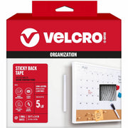 10 yd Length x 0.75" Width - White - For Mount Picture/Poster, Multi Surface, Home, School, Office, Hanging Roll - 1 Roll
