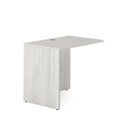 OfficeSource Laminate Reversible Return - 35''W x 24''D - Arcadia White