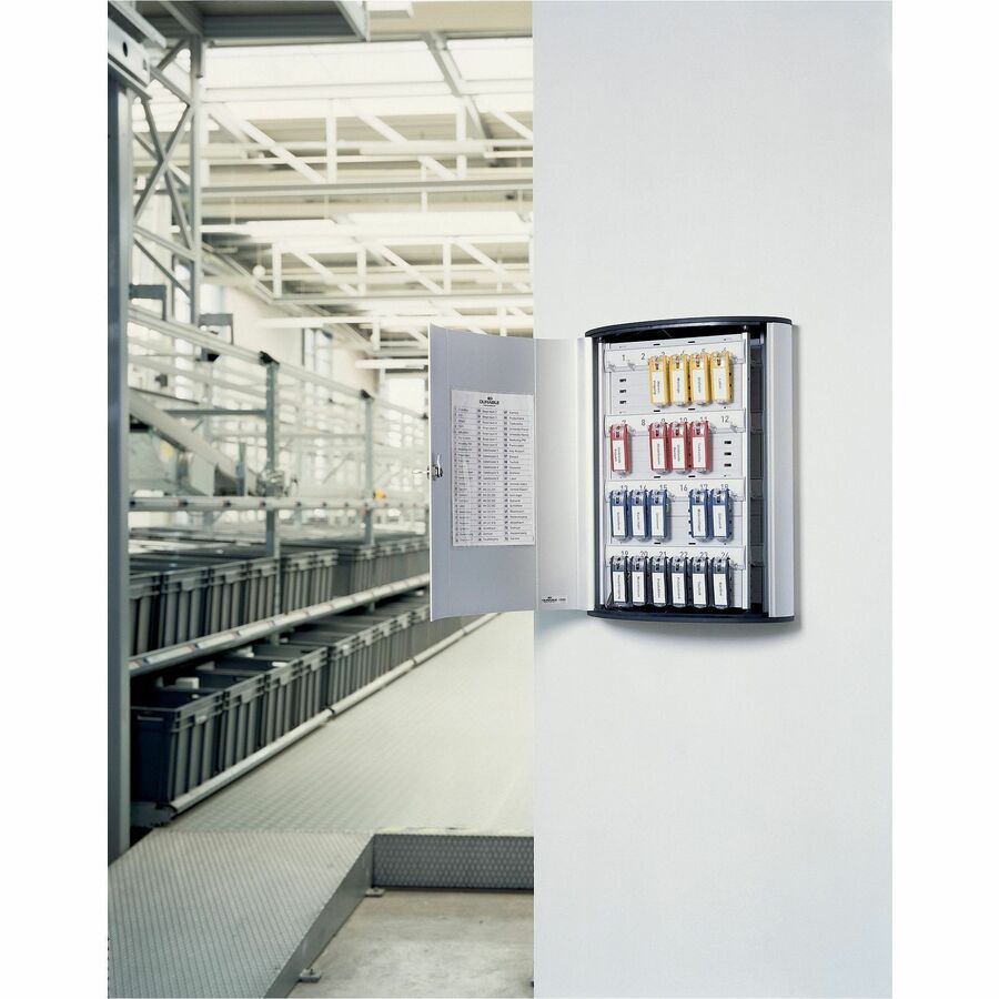 11.9" Width x 4.8" Depth x 15.7" Height - 1 x Door(s) - Security Lock - Silver - Aluminum