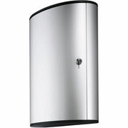 11.9" Width x 4.8" Depth x 15.7" Height - 1 x Door(s) - Security Lock - Silver - Aluminum