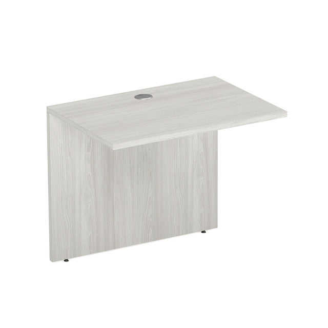 OfficeSource Laminate Bridge - 35''W x 24''D - Arcadia White