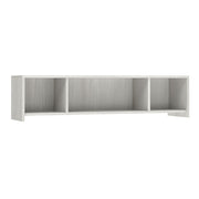 OfficeSource Laminate Open Wall Mounted Hutch - 71"W - Arcadia White