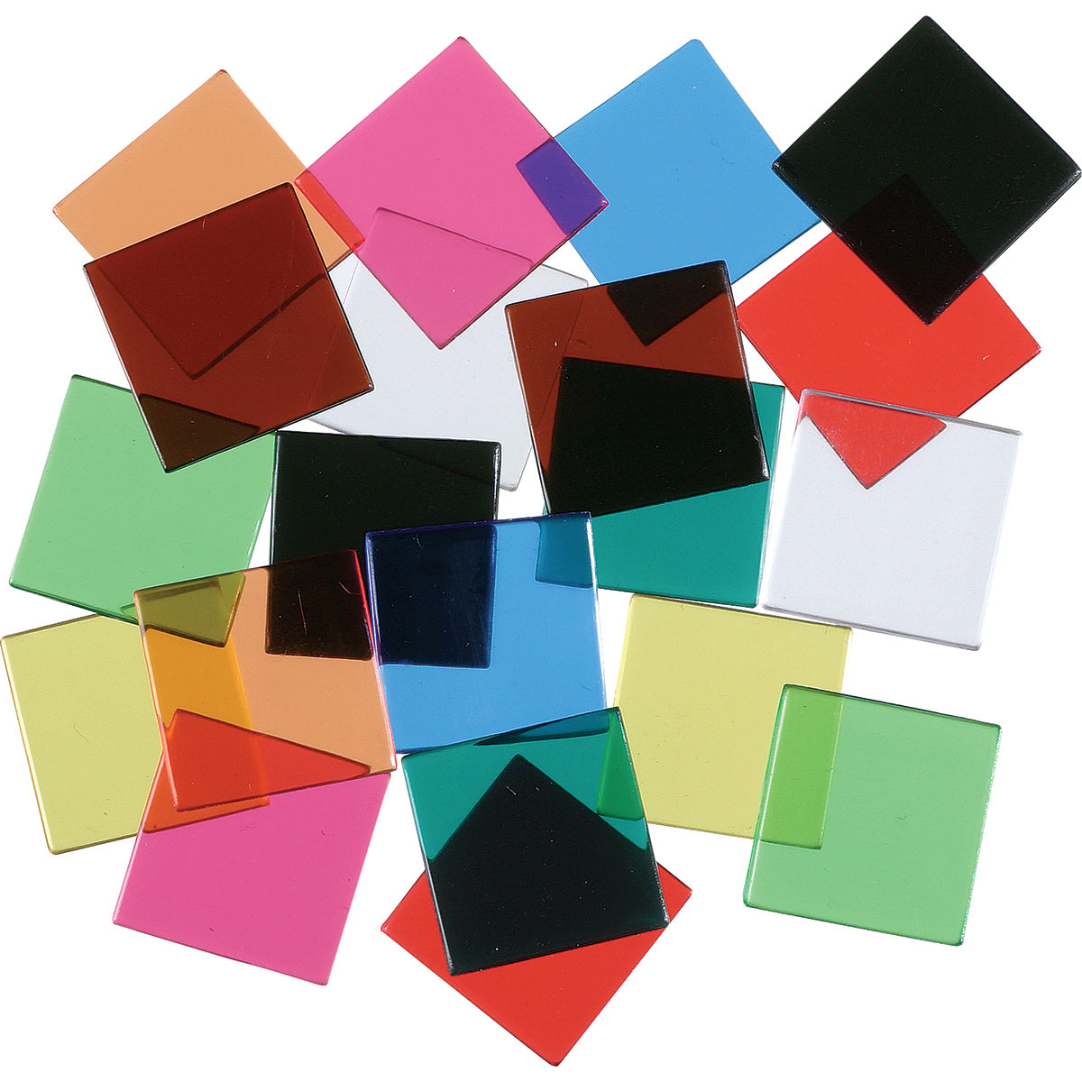 O/H Color Tiles 3/4", 10 Colors, Set of 50