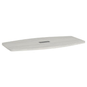 OfficeSource Conference Tables 72" Boat Shaped Top (Top Only) - Arcadia White