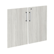 OfficeSource Laminate Bookcase Door Kit - Arcadia White