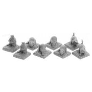 Dungeon Dwellers: Reaper Miniatures REM07036 Dungeon Dwellers Dire Rats Figure - Set of 8