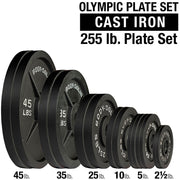 255 Lb Cast Oly Set
