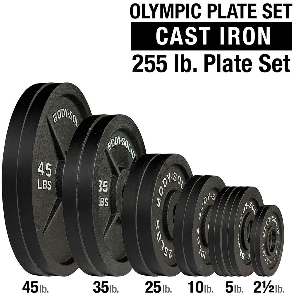 255 Lb Cast Oly Set