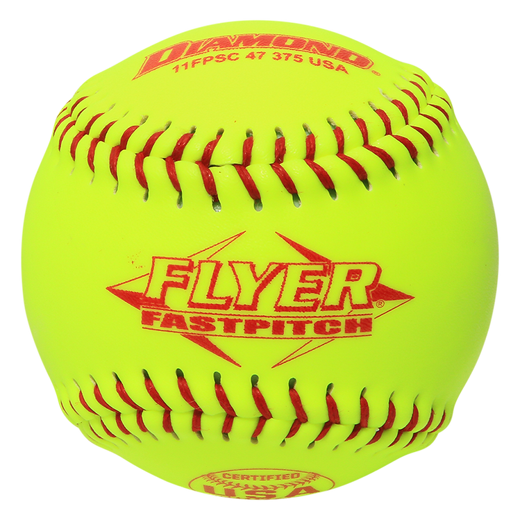 Softballs - Fastpitch - USA, 11", Synthetic - Pack Of 12 (Model # - 11FPSC 47 375 USA)