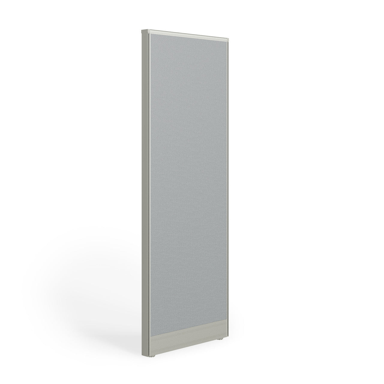 OfficeSource Panels II 24"W X 66"H Upholstered Panel w/ Light Gray Frame - Moonlight