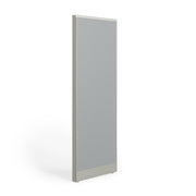 OfficeSource Panels II 24"W X 66"H Upholstered Panel w/ Light Gray Frame - Moonlight