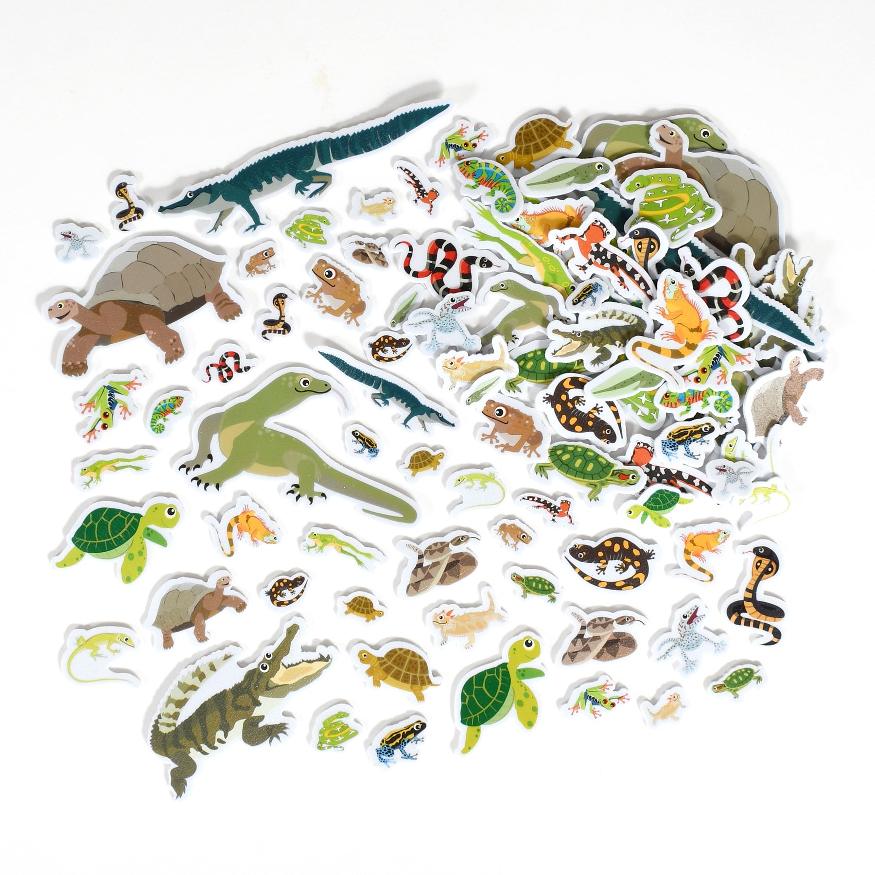 Foam Stickers - Reptiles and Amphibians