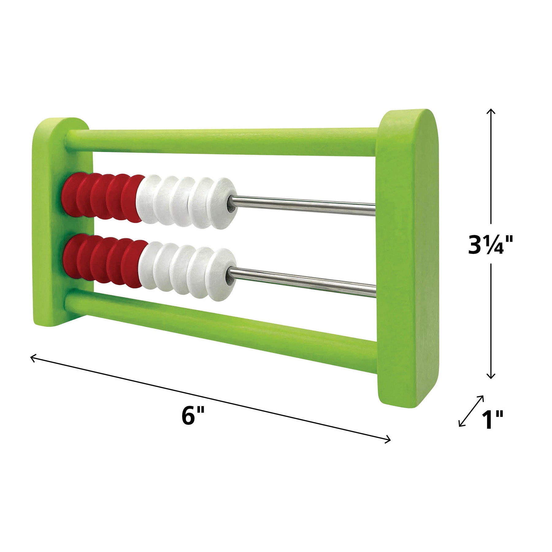 20-Bead Wooden Mini Rekenreks, Pack of 4