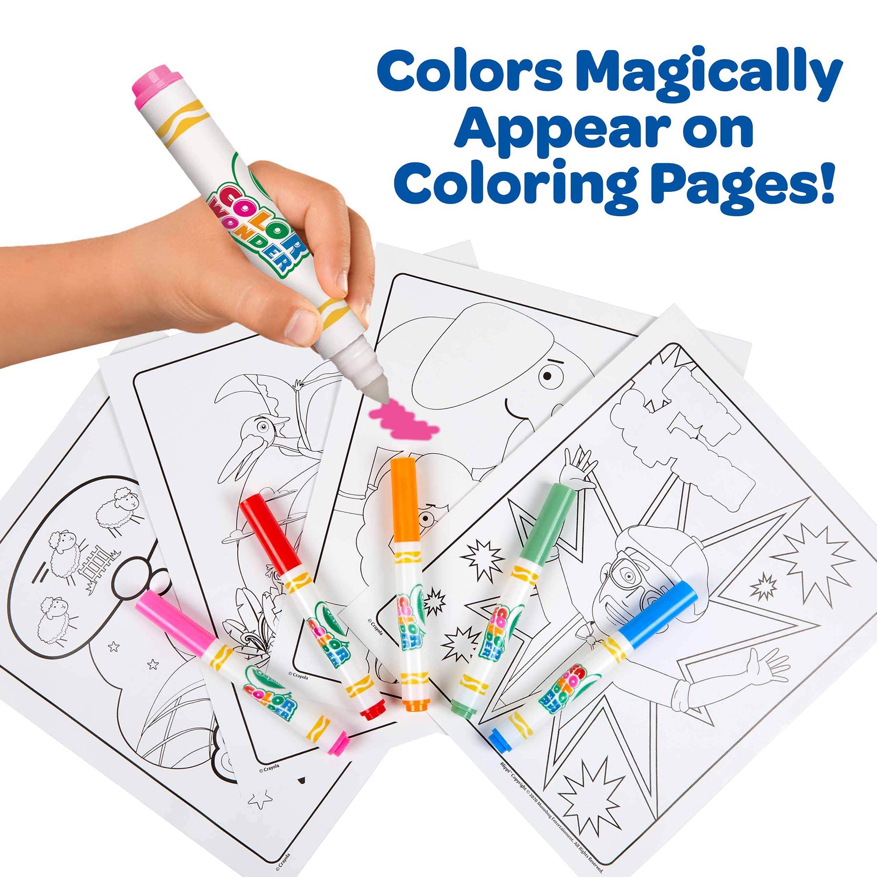 Color Wonder® Coloring Pad & Markers, Blippi