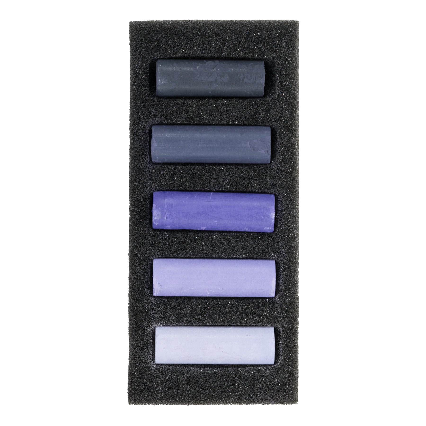 Soft Pastels Micro Sets, 5 Half Sticks, Deep Violets