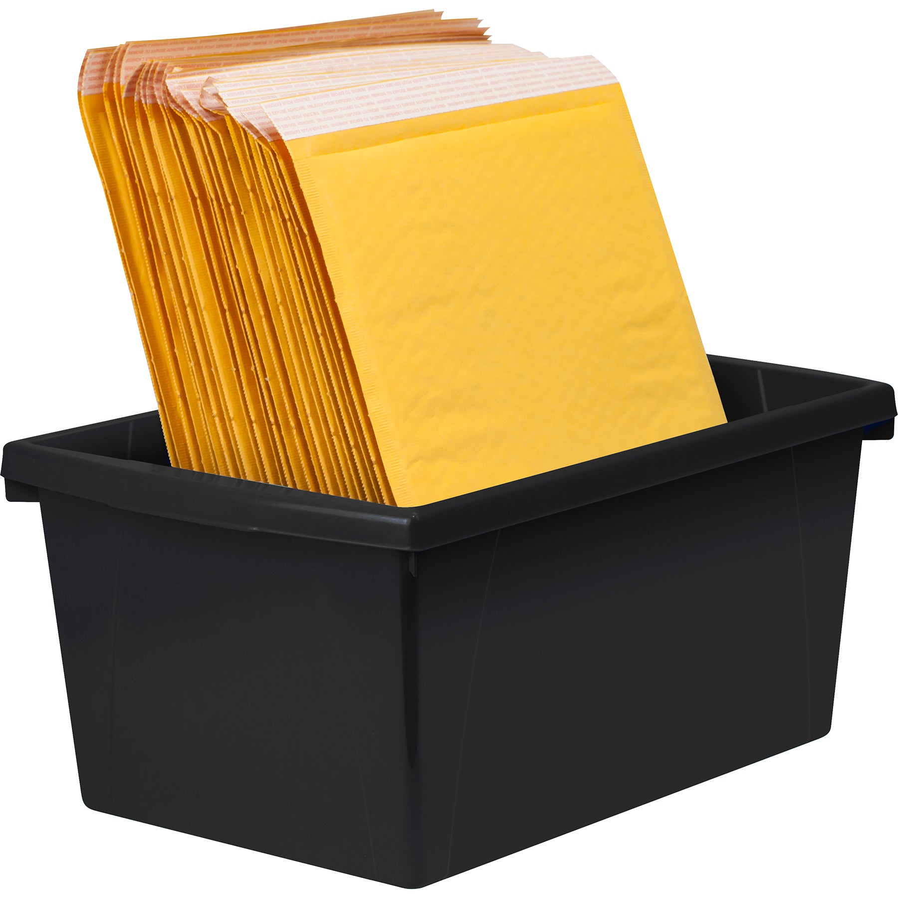 Medium Classroom Storage Bin, Black