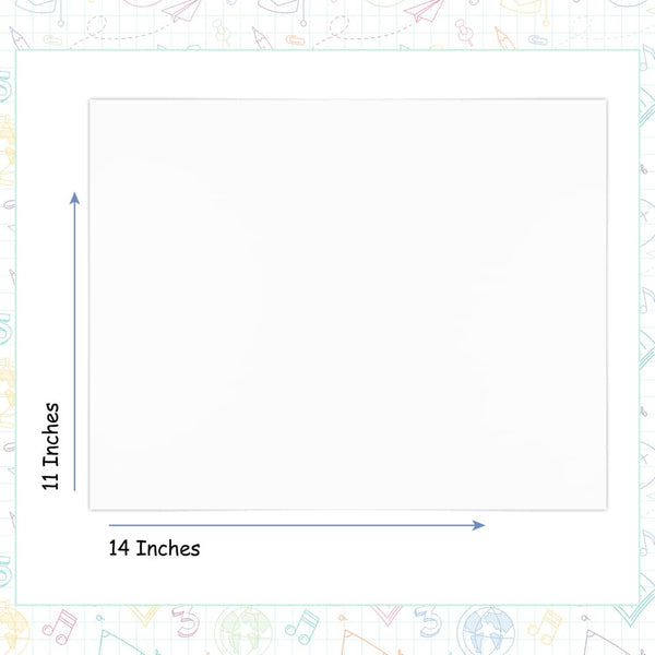 White Posterboard 11"x14" 25 pcs