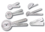 Baseline Plastic Goniometer - 6-piece Set