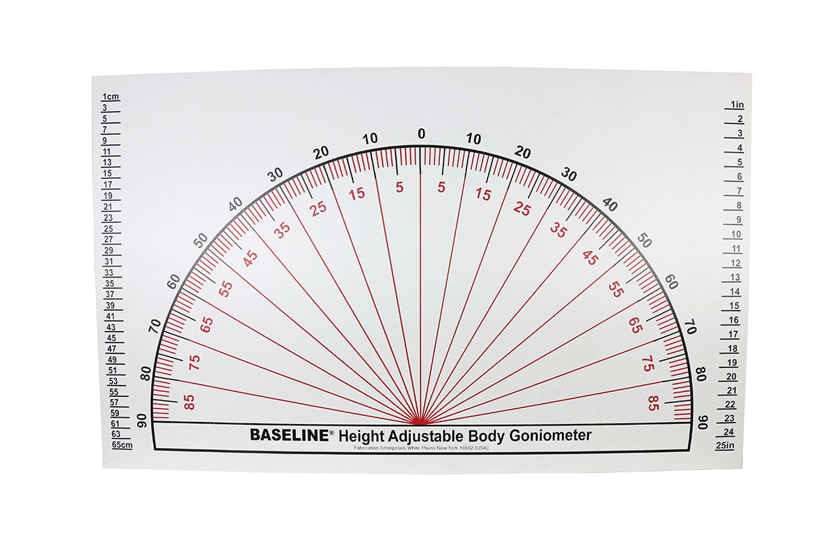 Baseline Posture Evaluation - 3-piece Set - Protractor, Evaluator and Grid