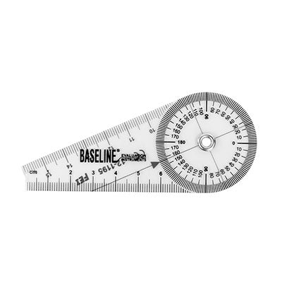 Baseline Angled Plastic Goniometer, 16 cm