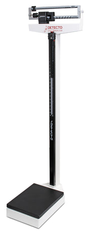 Detecto Eye-Level Scale, 339 Physician's Scale with Height Rod, 440 lb / 200 kg