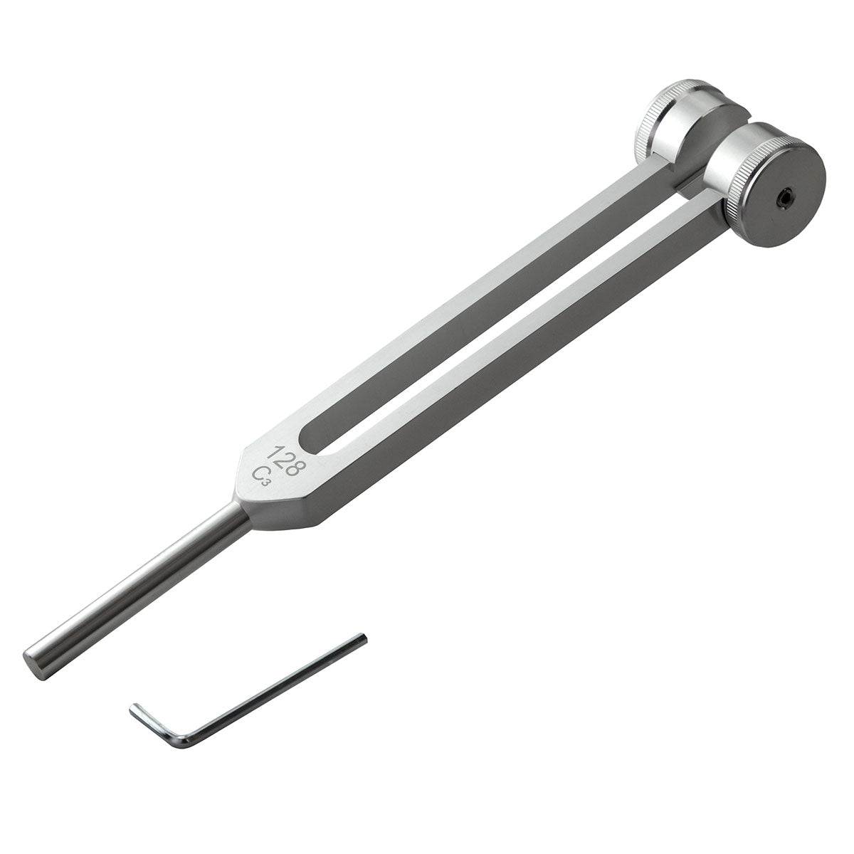 Baseline, Tuning Fork with weight, 128 cps