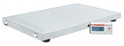 Detecto Veterinary Scale, Digital, 36" x 22", 550 lb with .2 lb / 150 kg x .1 kg, Wheels