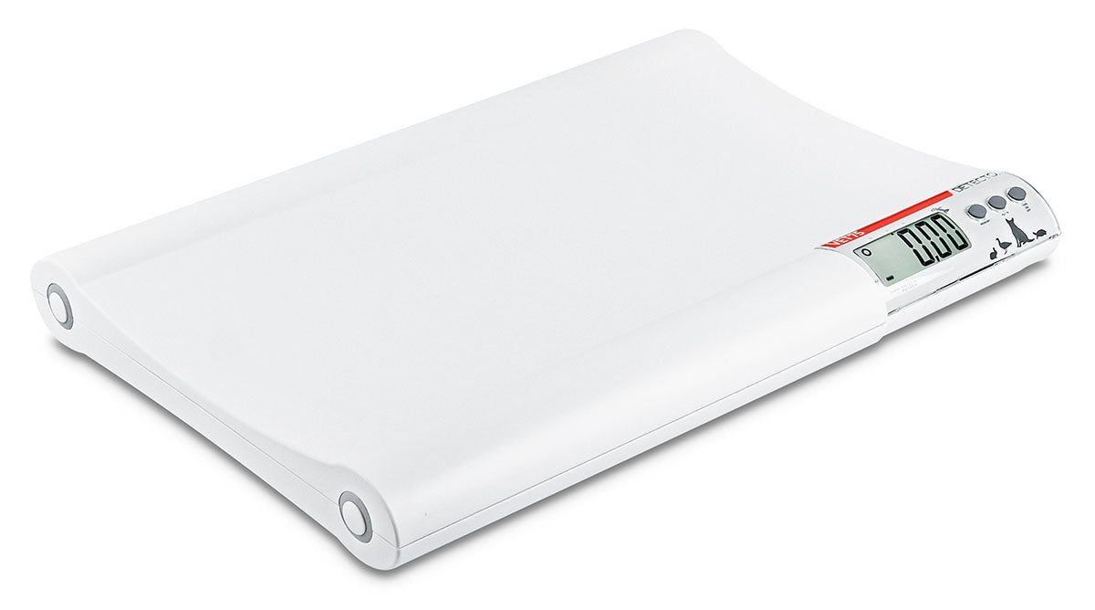 Detecto Veterinary Scale, Electronic, 20" x 14", 75 lb with .02 lb / 31 kg x .01 kg