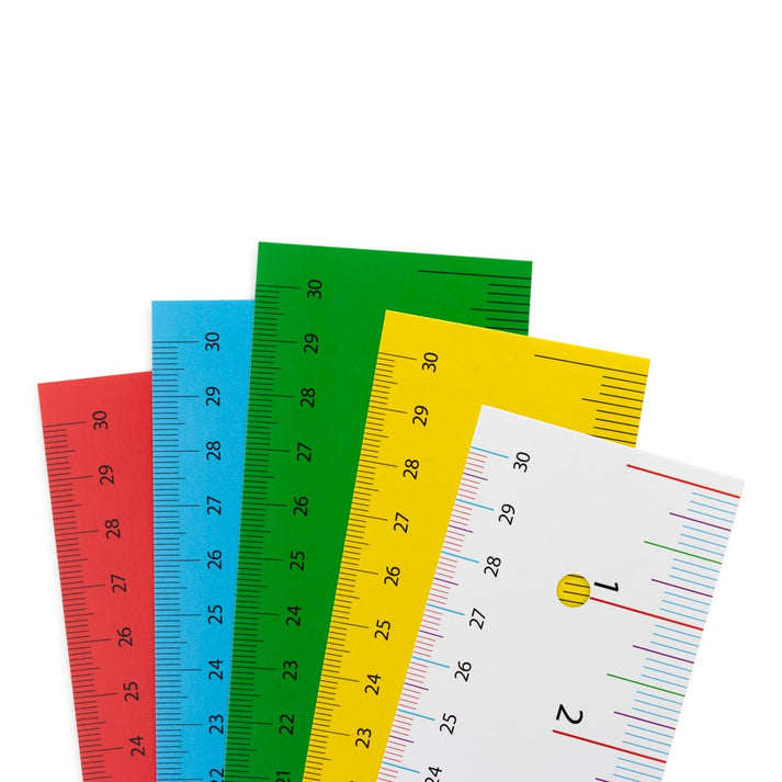 My Ruler 12" White 8 Pk