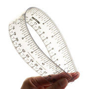 Easy Read Ruler, 12", Clear, Flexible