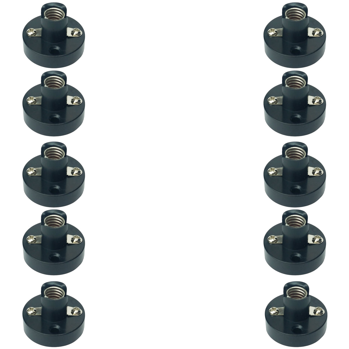 Lamp Receptacle Plastic, Pack of 10