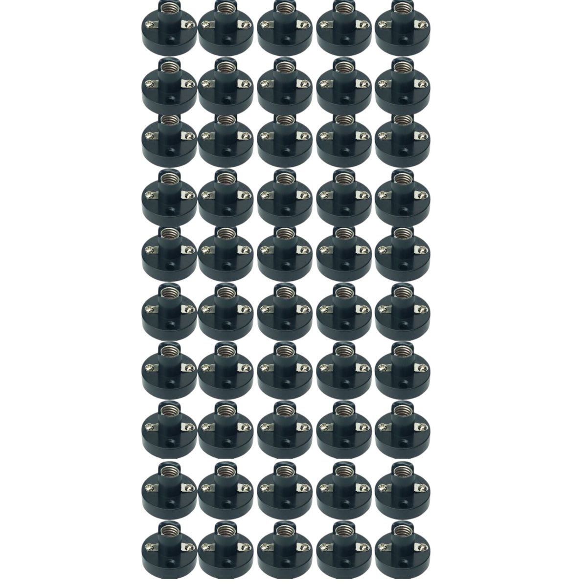 Lamp Receptacle Plastic, Pack of 50
