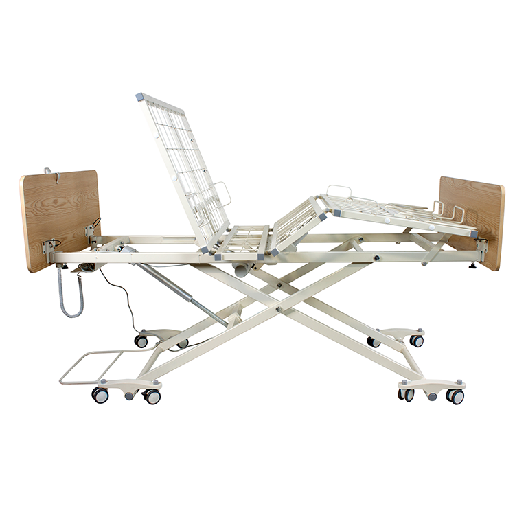 D200 LTC 3 Function Low Bed - Wood Boards - Light Oak with Composite Swing Rail, 1 Piece per Case (Image for Reference Only – May Not Reflect Exact Components)