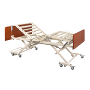DB600 Bariatric HD LTC Bed with Head and Foot Boards, Amber Cherry, No Rail, 1 Piece per Case