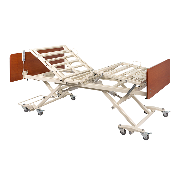 DB600 Bariatric HD LTC Bed with Head and Foot Boards, Amber Cherry, No Rail, 1 Piece per Case
