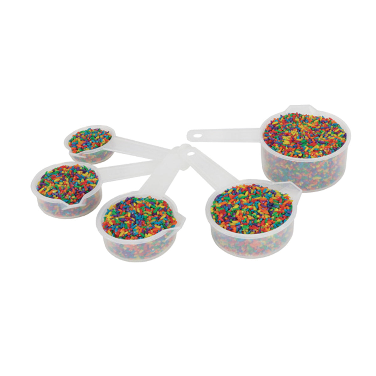 Dry Measure Cups, Set of 5