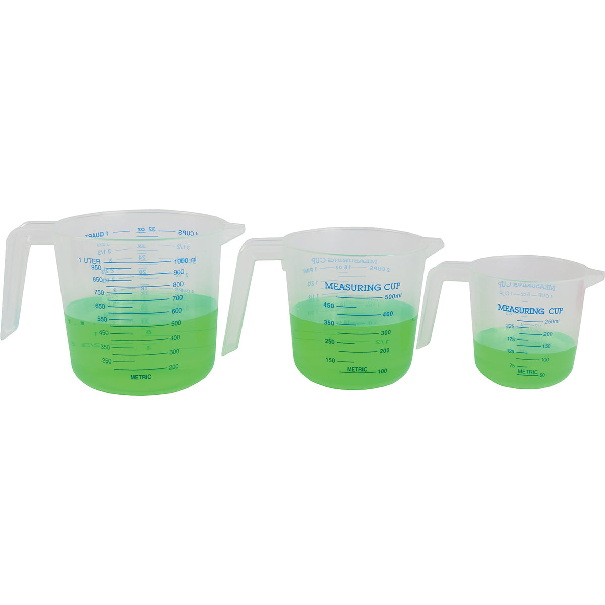 Liquid Measure Cups, Set of 3