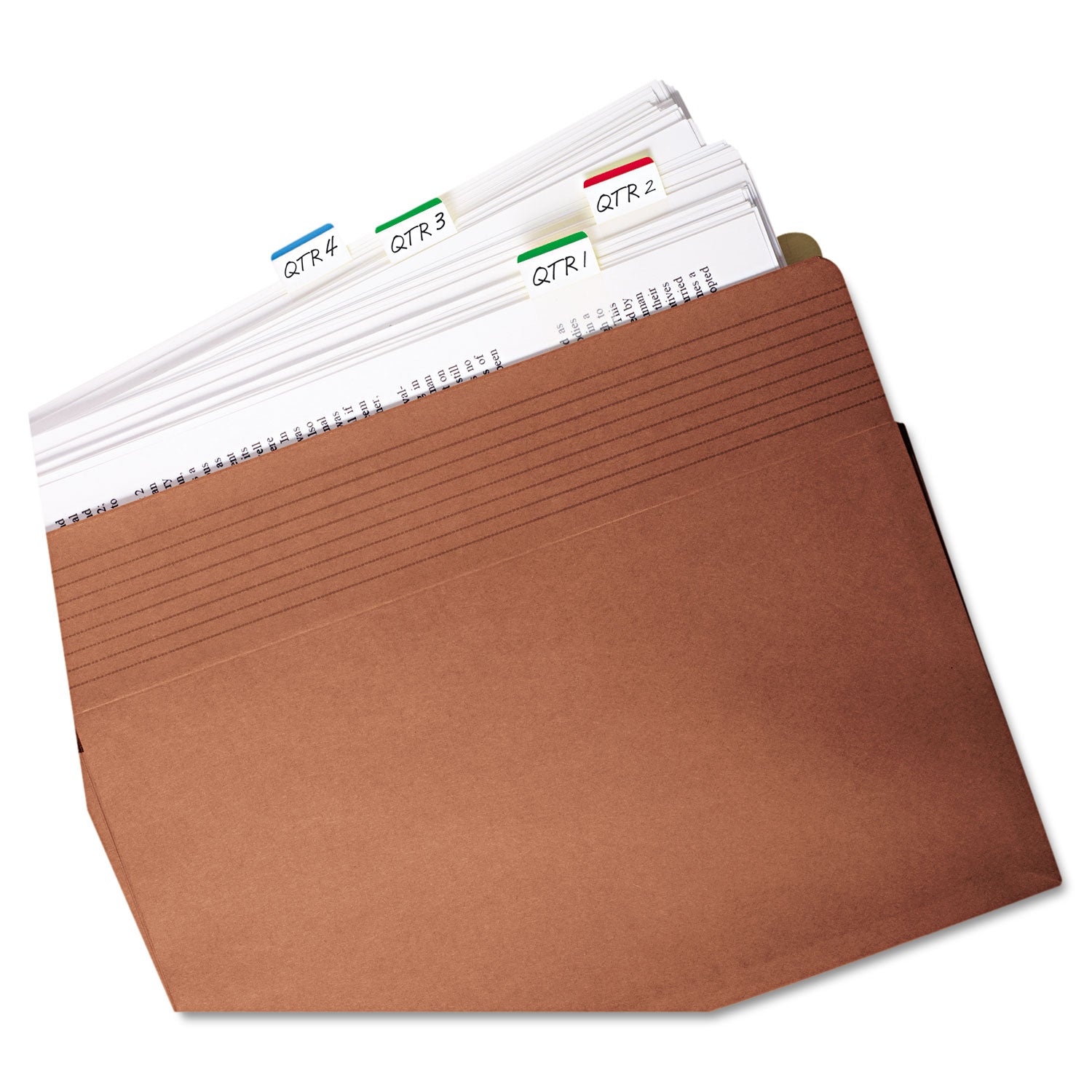Post-it&reg; Durable Tabs - 1.50" Tab Height x 1" Tab Width - Green, Red, Blue Tab(s) - Repositionable - 1 Pack