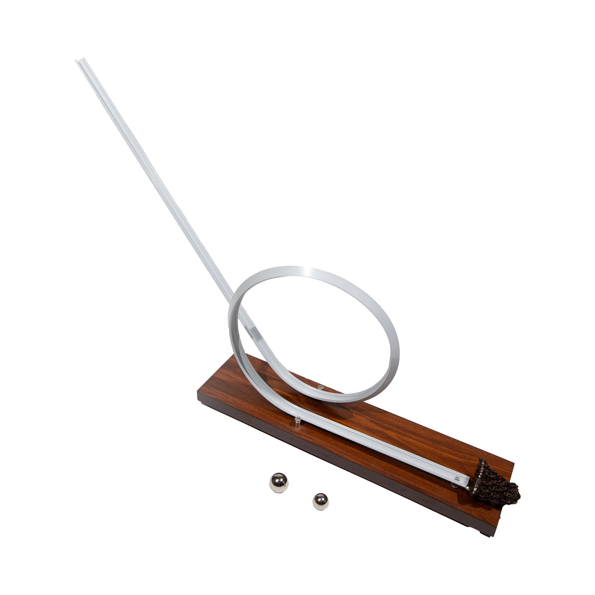Loop the Loop Apparatus with 2 Steel Balls Included, 16.5" x 4" x 17"
