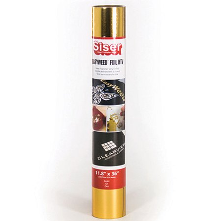 Siser EasyWeed Foil Gold Heat Transfer Vinyl, 11.8 X 36 Inches