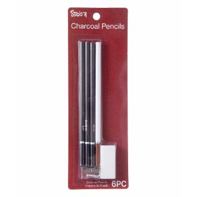 Studio 71  Art Paintbrushes  - 6-Ct. Charcoal Pencil Set