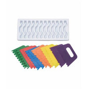 ECR4Kids  Art Paintbrushes Assorted - Designer Paint Scrapers Set 12-Piece