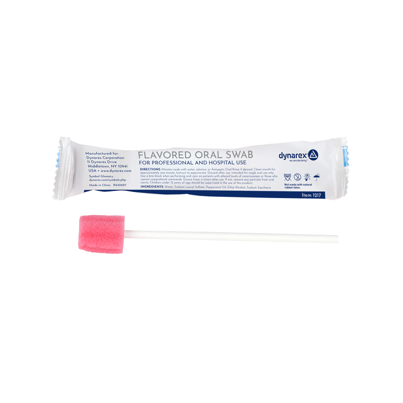 Oral Swabsticks, Flavored w/ Dentifrice - 250 pcs per Box/4 Boxes per Case