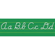 North Star Teacher Resource Contemporary Cursive Alphabet Lines Bulletin Board Set