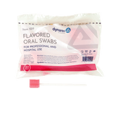 Oral Swabsticks, Flavored w/ Dentrifice, 20 Swabsticks per Packet - 20 packets per Box/50 Boxes per Case