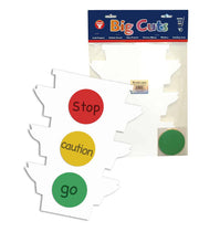 Traffic Light Kit - 6 Traffic Light Shapes w/ color circles
