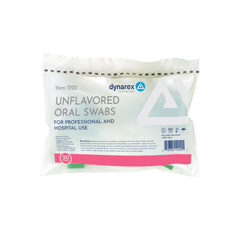 Oral Swabsticks, Unflavored, - 250 pcs per Box/4 Boxes per Case